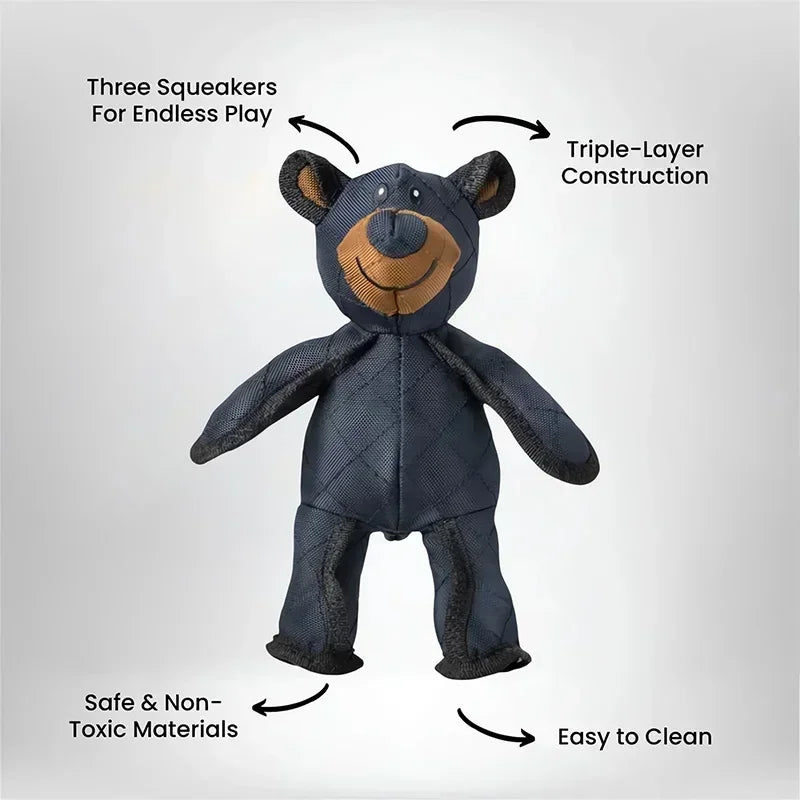 Indestructible Bear Toy for Dogs