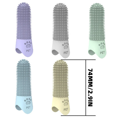 Pet Silicone Toothbrush Fingertips