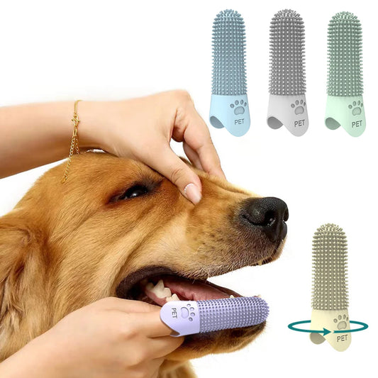 Pet Silicone Toothbrush Fingertips